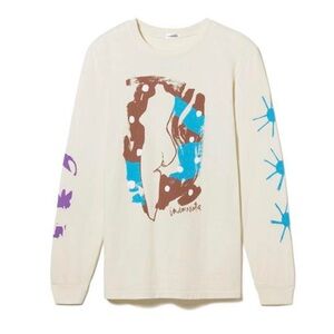 Inamorata Cream Graphic Long Sleeve Shirt